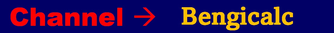 Bengicalc YouTube channel